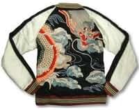 美品 泥棒日記 スカジャン 総刺繍 Dragon 龍 幾何学柄Geometric 美品 泥棒日記 スカジャン 総刺繍 Dragon 龍 幾何学柄Geometric