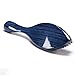 Terrilee Premium Handle 360 Wave Brush for Men - Medium Hard Curved 360 Wave Hair Brushs - Made with Nature Beech & Nylon Boar Bristle Men's Hair Brush For Black Men 360 (Blue Wood)