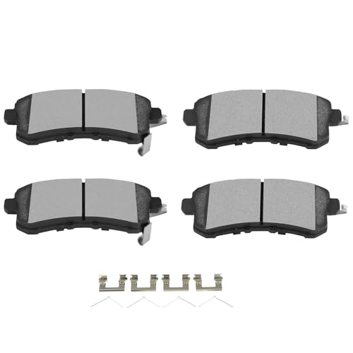 Image of SCITOO D1510 Ceramic Brake Pads Sets Rear w /Hardware Replacement For INFINITI For QX56 2011-2013,For INFINITI For QX80 2014-2017,For Nissan For Armada 2017-2019