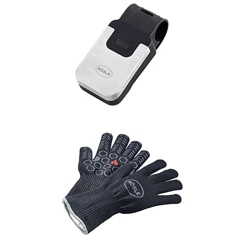 RÃ–SLE Universal BBQ LED-Griffleuchte + Premium-Grillhandschuhe