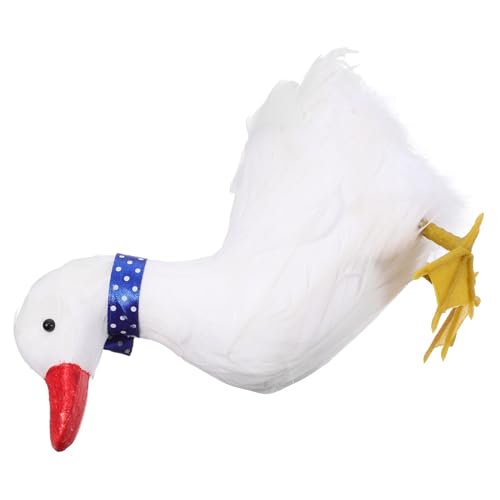 Toyvian Decorazione Da Forma Anatra Statuette Anatra Per Cortile Da Animale Realistico Artigianali