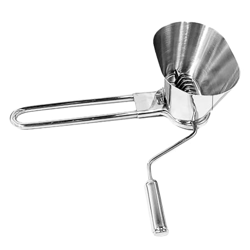 Ancsttu Hachoir À Persil En Acier Inoxydable | Hachoir Manuel pour Aliments | Moulin Râpe Inox pour Noix Légumes Piment Coriandre et Ail Haché