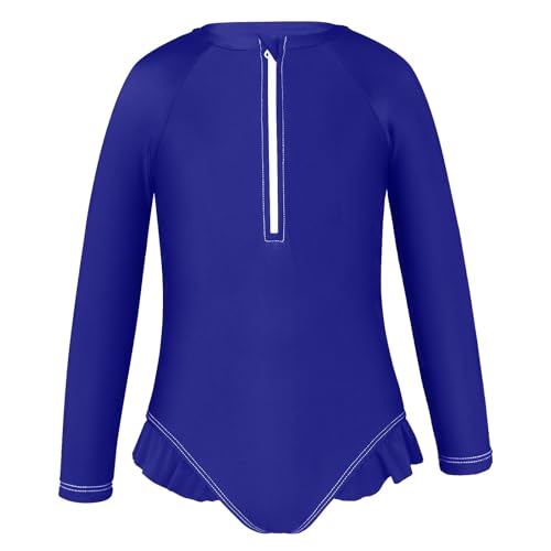 Rashguard One Piece Girls Swimsuit Long Sleeve Hawaii Swimwear Sport Bathing Suit Sun Protection2