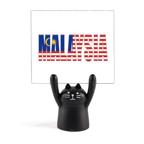 Porte-mémo chat noir Malaisie pour ne plus perdre vos notes