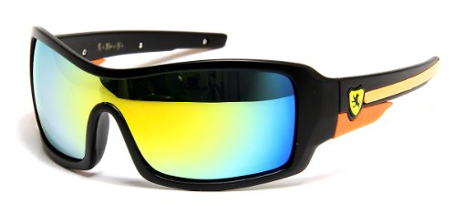 Khan Driving Skiing Biking Sunglasses- Pick Your Color (Orange)
