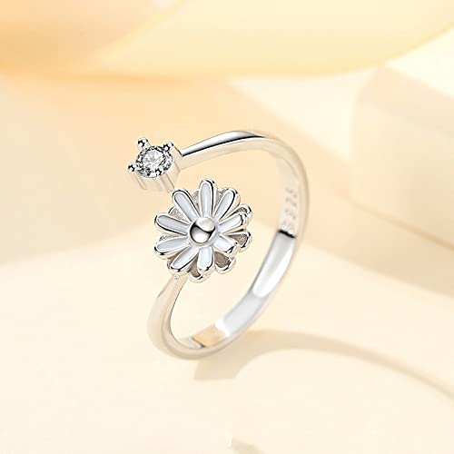 Bague femme ajustable en argent S925, fini les erreurs de taille de doigt