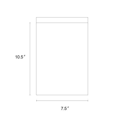 Image of Metronic Poly Mailers 7.5x10.5 200 Pcs | Durable Shipping Bags for Clothes 7.5x10.5 | Plastic Mailers Poly Bags for Small Business