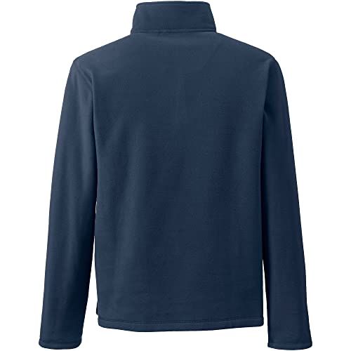 Lands' End School Uniform Young Men's Lightweight Fleece Quarter Zip Pullover3