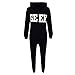 A2Z 4 Kids® Bambini Ragazze Ragazzi Geek Stampare - Geek Onesie Black White 9-10