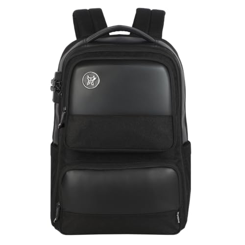 Image of Arctic Fox Atlas Laptop Backpack (Black)| 25 Ltr Capacity|Water Resistant | Multipurpose Backpack |Number Lock|Rain Cover| Trolley sleeve|15.6 Inches Unisex Laptop Bag