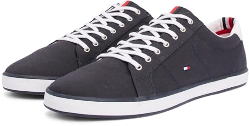 Tommy Hilfiger Baskets Vulcanisées Homme Chaussures, Bleu (Midnight), 44