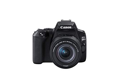 Canon EOS 200D II 24.1MP Digital SLR Camera + EF-S 18-55mm f4 is STM Lens (Black) amazinggiftidea-com