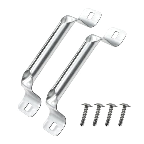 Baudelun Heavy Duty Garage Door Lift Handle 2 Pack Garage Door Rolled Grip Lift Handle Compatible with Most Residential Doors Lift Handle Replacement