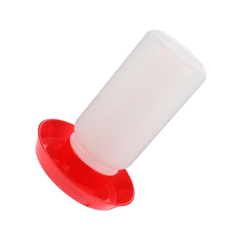 FUNOMOCYA Bird Water Dispenser Automatic Poultry Waterer Quail Waterer Smooth to Pressure No Assembly for Chickens Birds