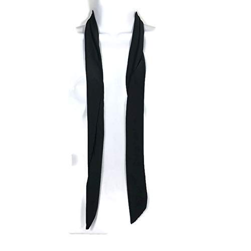 Black Skinny Necktie Unisex Necktie Narrow Necktie Versatile Necktie High Fashion Necktie2