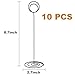 Hoewina 10Pcs Place Card Holder, Table Number Holders, Wire Picture Holder, Table Card Holders Stand, Photo Holder for Centerpieces, Wedding Reception, Party, Birthday (Black)