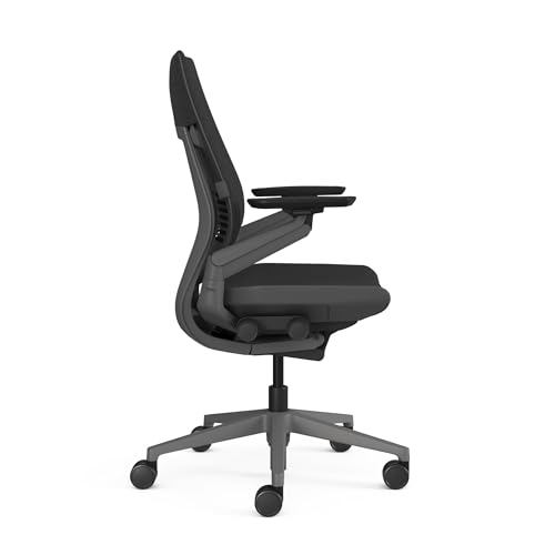 Image of Steelcase Gesture Office Chair - Ergonomic Work Chair with LiveBack Technology - 360 Degree Rotating Arms | 12-Year Warranty
