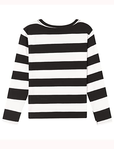 DILBYKE Boys Girl Long Sleeve Striped Crew Neckline T-Shirts Kid Tee2