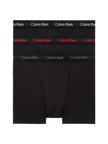 Image of Calvin Klein CK-001 Men's Trunks Underwear Low Rise Trunks 3 Pack Set