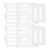 Yardenfun 6個 冷蔵庫仕切り 可調節製引き出しオーガナイザー 飲料調味料収納用 拡張可能な透明間仕切り板 キッチン浴室オフィス用