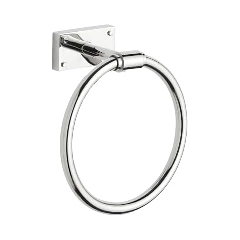 Awekris Stainless Steel Wall Mounted Towel Ring Bathroom Hand Towel Holder Wall Mount for Bathroom, Laundry Room Cover