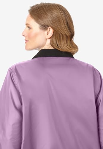 TOTES Women's Plus Size Mid-Length Raincoat4