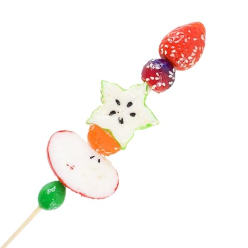 Simulación de frutas confitadas realistas para accesorios de fotografía