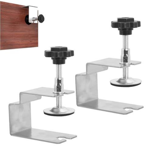 Image of Serplex C Clamp 2Pcs Steel Drawer Fitting Jig Stable Fixing