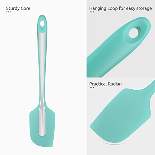 U-Taste EUST01-L-AS Heat Resistant Silicone Large Spatula: U-Taste 600ºf High Heat Flexible 11.38In Silicon Mixing Stirring Cooking Scraping Baking Bowl Scraper Seamless Spreader thumb #5