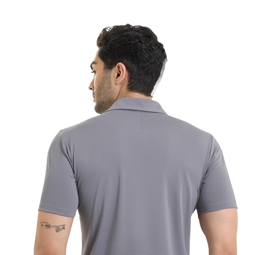 Image of Mauve Mens Smart Stretch Polo | Comfortable Work & Casual | Breathable | All-Day Wear