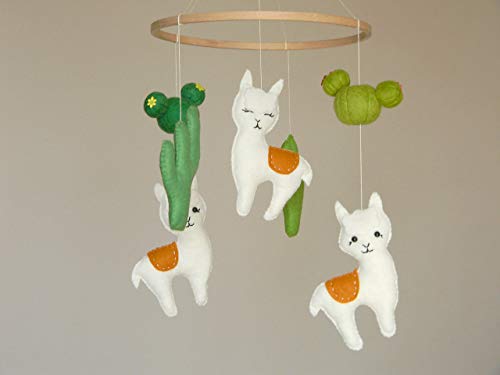 alpaca baby mobile