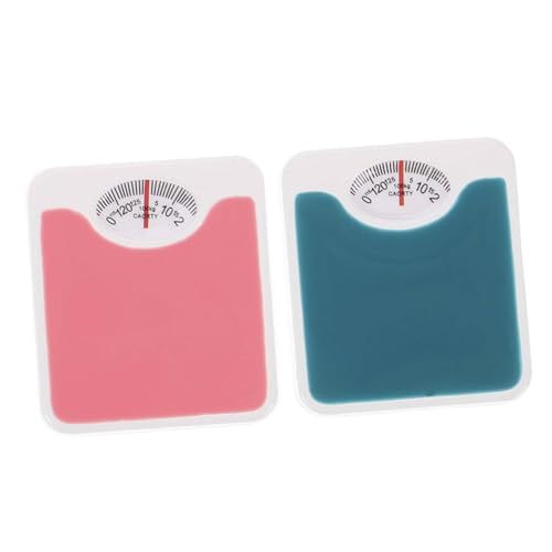 BESTonZON 2 Piezas Casa De Muñecas Báscula Báscula De Peso Decoración De Cumpleaños para Niña Báscula Digital Báscula Corporal Peso Decoraciones De Baño Accesorios De Casa De Muñecas En BESTonZON 2 Piezas Casa De Muñecas Báscula Báscula De Peso Decoración De Cumpleaños para Niña Báscula Digital Báscula Corporal Peso Decoraciones De Baño Accesorios De Casa De Muñecas En