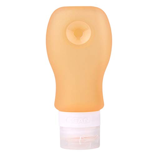 Preisvergleich Produktbild Goldyqin Tragbare 37 ml Leere Kosmetikbehälter Quetschflasche mit Saugnapf Auslaufsicher Nachfüllbare Silikonflasche Leere Weichtube