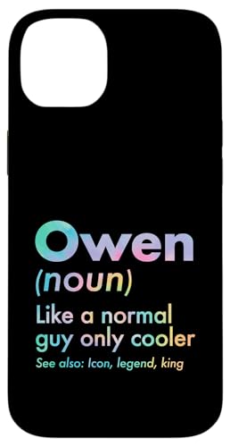Owen Like A Normal Guy Only Cooler Legend King �t�@�[�X�g�l�[�� �X�}�z�P�[�X iPhone 14 Plus �p