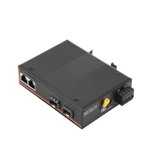 Convertisseur de média industriel专用 Gigabit SFP 2 ports fibre vers 2 RJ45
