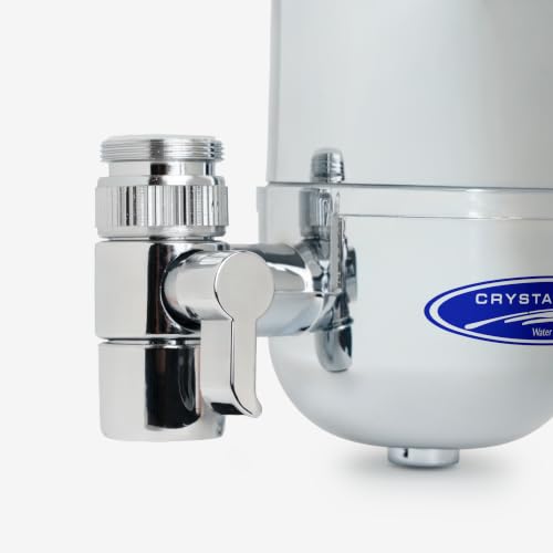 Image of Crystal Quest Faucet Mount Water Filter, ISO Certified 2000-Gallon Capacity