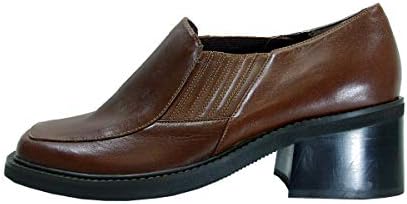 Peerage Channelle (5875) Women's Wide Width Slip-On Casual Leather Shoes Brown 7 | Image 2