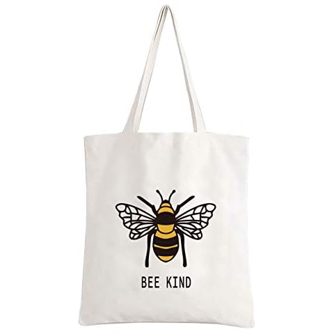 NC Bee Kind Reusable Cotton Tote Bag Cover