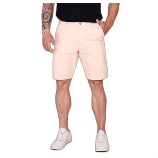 Bermuda Masculina Sarja Brim Premium Leve E Confortável Com Bolso Cores Modernas Moda Verão Casual (BR, Numérico, 48, Slim, Regular, Bermuda Nude)