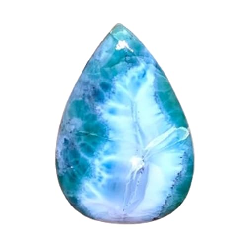 Larimar cabochon poire pierre naturelle pour fabriquer un cadeau