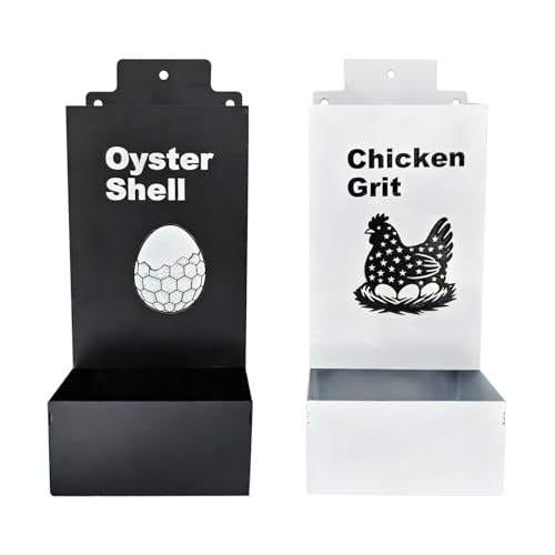 Mangeoires en métal pour poules et oiseaux 2,6 L avec base stable