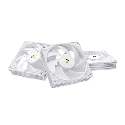 Image of ASUS ProArt PF120 White Edition 3-Pack 120mm PWM Fans, 3000RPM, High Airflow /Static Pressure, Daisy-Chain, Controller