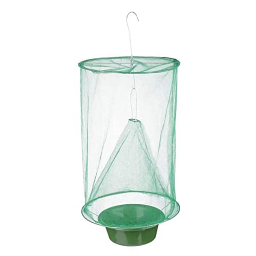 Opvouwbare opgehangen vliegenval | 4-pack herbruikbare vliegenvallen voor buiten in de tuin | Outdoor Ranch Vliegenval… - Image 7