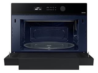 SAMSUNG 1.2 cu. ft. Countertop Convection Microwave with Air Fry, Black Glass, MC12DB8700CKAA