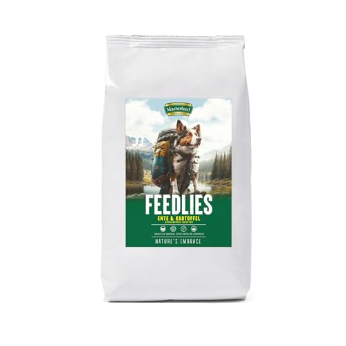 Masterfeed Feedlies Lachs mit Kartoffel, Getreidefrei, Hundefutter für ausgewachsene Hunde (Adult), Trockenfutter, 4 kg