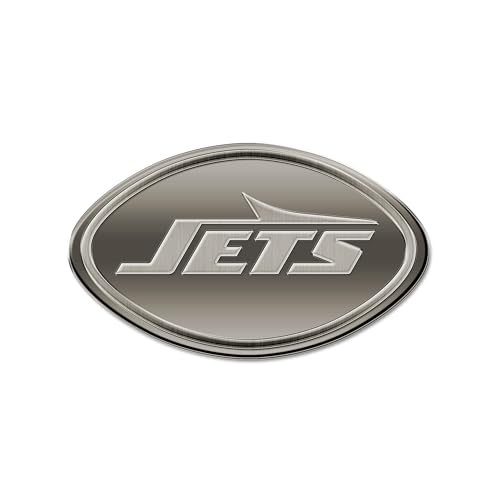 Image of Rico Industries NFL Football Standard Oval Antique Nickel Auto Emblem for Car /Truck /SUV