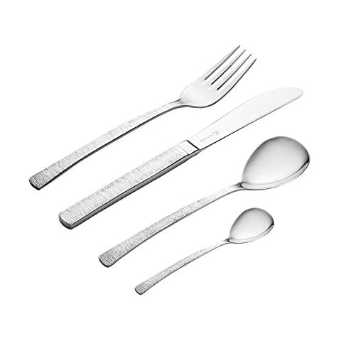Viners Studio Cutlery Set, Stainless Steel, Silver, 25 x 28.7 x 7 cm Cover