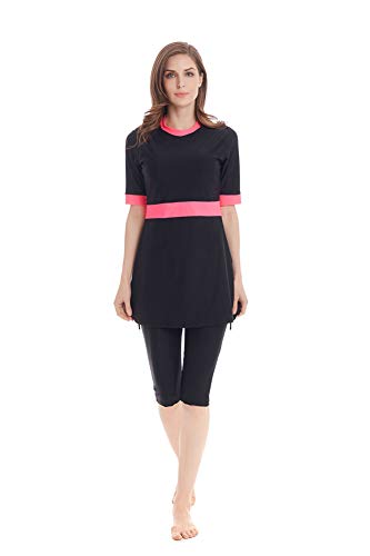 KXCFCYS Surfing Suit Short Sleeve Swimsuit Bikinis Modesty Swimming Costume Swimwear