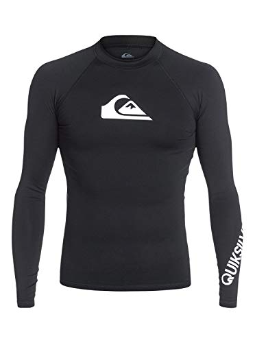 Quiksilver Lycra Black Rashguard Jersey surf S