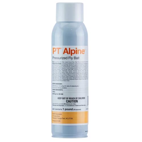 BASF PT Alpine Fly Bait, Fast Acting and Long Lasting Up to 30 Days, Ready to Use Pest Control Spray for House Flies, Fruit Flies, 16 Ounce